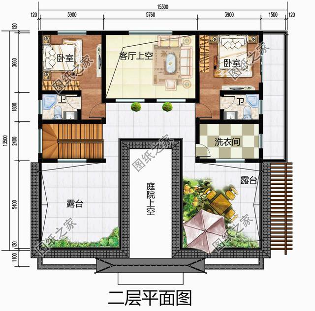 農(nóng)村別墅四合院復(fù)式戶型，也就只有四合院，才是農(nóng)村該建的房子