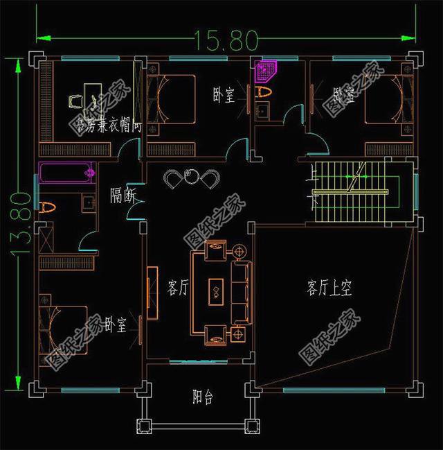 3款歐式風(fēng)格鄉(xiāng)村別墅效果圖，適合農(nóng)村建房的你，有全套圖紙