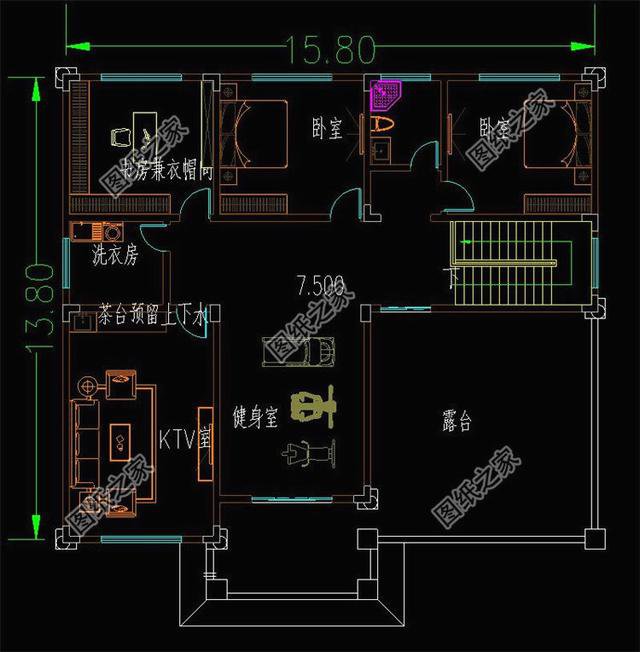 3款歐式風(fēng)格鄉(xiāng)村別墅效果圖，適合農(nóng)村建房的你，有全套圖紙