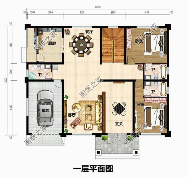 3款歐式風(fēng)格鄉(xiāng)村別墅效果圖，適合農(nóng)村建房的你，有全套圖紙