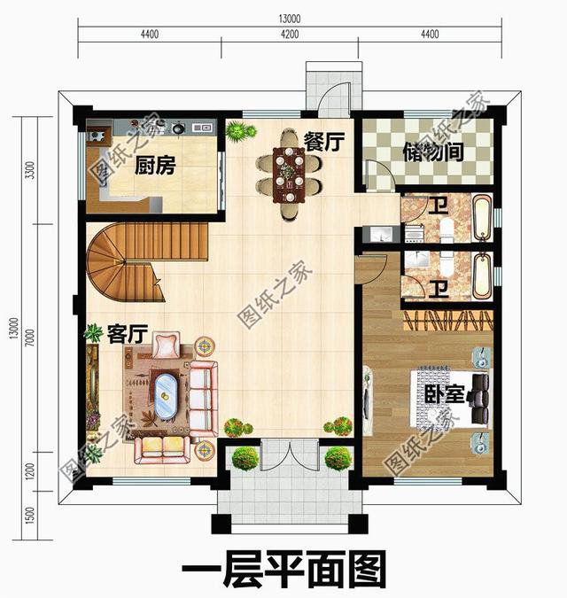 獨(dú)棟三層別墅設(shè)計(jì)圖，建成太氣派，讓鄰居羨慕去吧