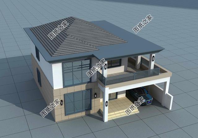 簡潔大方二層平頂，施工簡單，打造工藝氣息