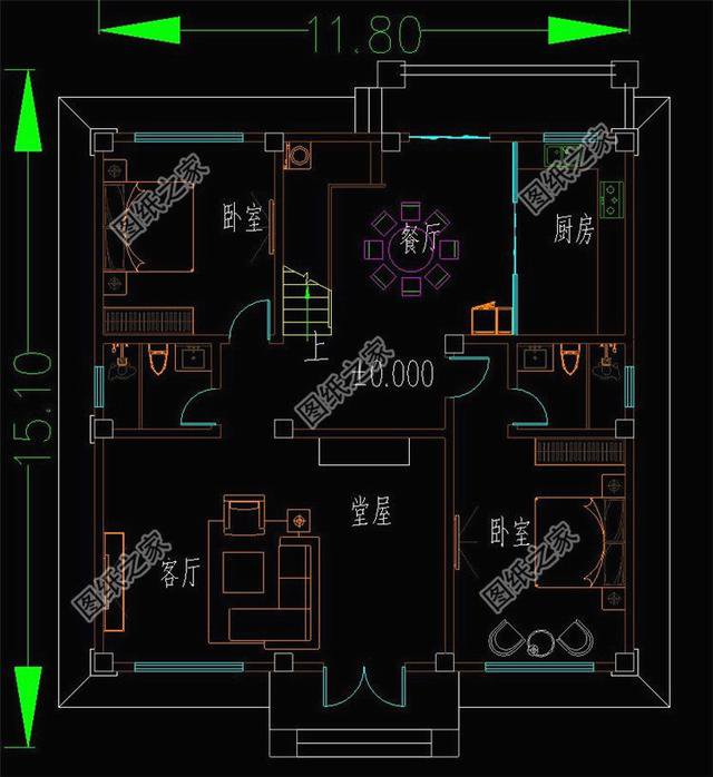 面寬12米二層小別墅圖片，實(shí)物圖好看極了，鄰居看了也想建一棟