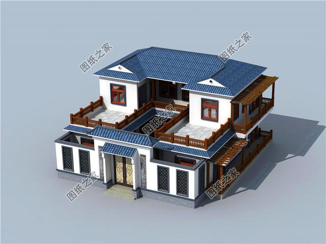 三款農(nóng)村自建小四合院圖，這才是咱們老百姓該住的房子，太美了