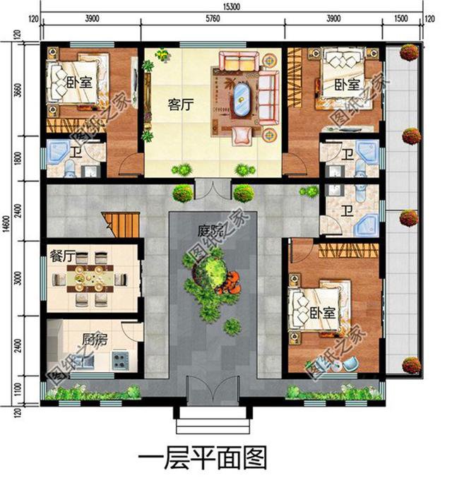 三款農(nóng)村自建小四合院圖，這才是咱們老百姓該住的房子，太美了