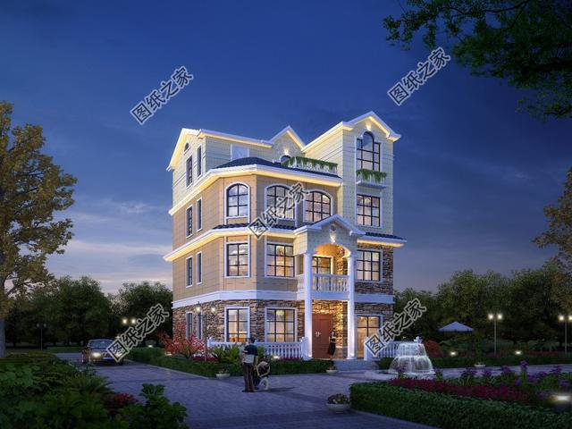 120平普通農(nóng)村建房設(shè)計(jì)圖，造型完美，農(nóng)村建房最明確的選擇