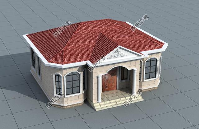 120平普通農(nóng)村建房設(shè)計(jì)圖，造型完美，農(nóng)村建房最明確的選擇