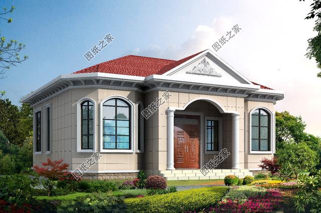 120平普通農(nóng)村建房設(shè)計(jì)圖，造型完美，農(nóng)村建房最明確的選擇