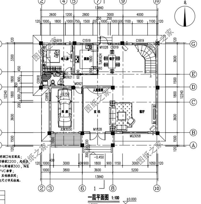 三款4層帶旋轉(zhuǎn)樓梯別墅設(shè)計圖，設(shè)計大氣又驚艷，這樣的別墅你值得擁有！