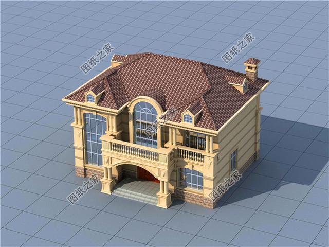 四款簡單又好看的二層磚混別墅設(shè)計效果圖，沒有中意的算我輸