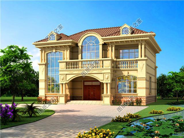 四款簡單又好看的二層磚混別墅設(shè)計效果圖，沒有中意的算我輸