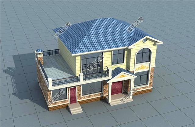 四款簡單又好看的二層磚混別墅設(shè)計效果圖，沒有中意的算我輸