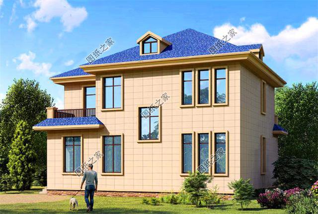 四款簡單又好看的二層磚混別墅設(shè)計效果圖，沒有中意的算我輸