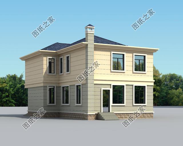 二層120平復(fù)式樓房圖，氣派經(jīng)典設(shè)計(jì)，內(nèi)部空間感爆棚