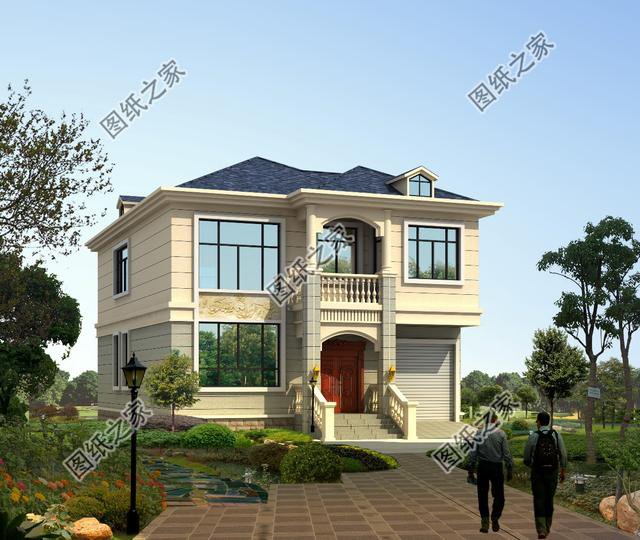 二層120平復(fù)式樓房圖，氣派經(jīng)典設(shè)計(jì)，內(nèi)部空間感爆棚