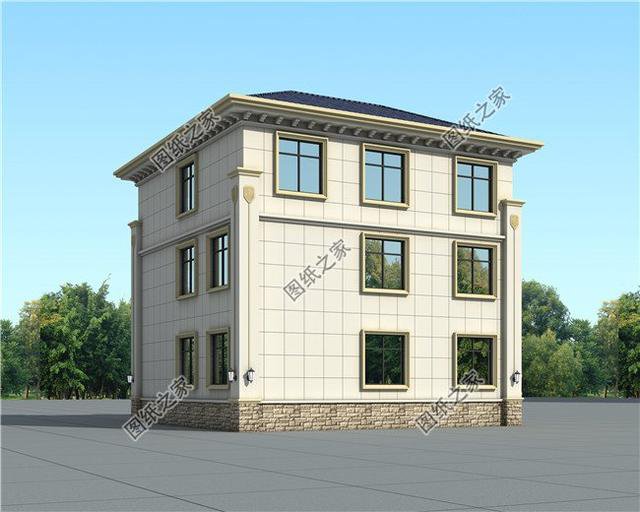 好看三間三層房屋圖，戶型住著舒服，這才是建房的好選擇