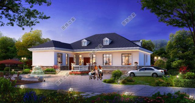 一層現(xiàn)代豪宅，給父母建一棟，回家有面子