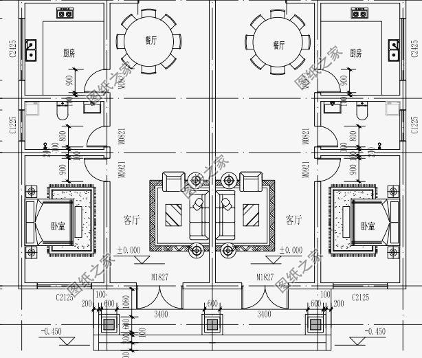 農(nóng)村兩兄弟合并別墅設(shè)計圖，建起來霸氣的不行，成為全村的驕傲