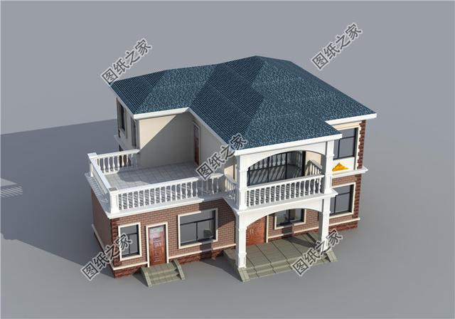 農(nóng)村自建二層磚混結(jié)構(gòu)小別墅，回家鄉(xiāng)建一棟倍有面