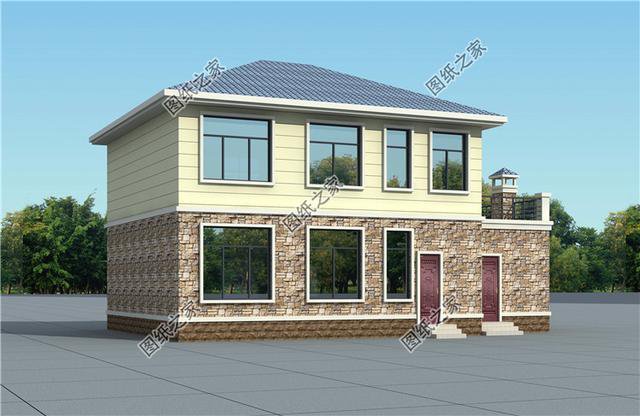 農(nóng)村自建二層磚混結(jié)構(gòu)小別墅，回家鄉(xiāng)建一棟倍有面