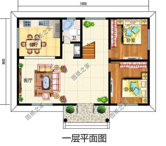 農(nóng)村二層20萬(wàn)自建房圖，款款經(jīng)典時(shí)尚，還不收藏圖紙等啥呢？