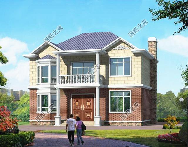 100平米鄉(xiāng)村二層自建房戶型圖，年輕人都該這樣建房，大家都很服氣