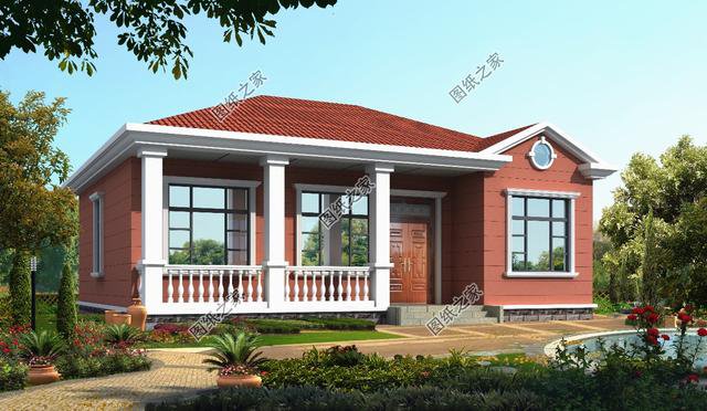 農(nóng)村四開間樓房戶型圖，獨(dú)特的空間配置合理更舒適