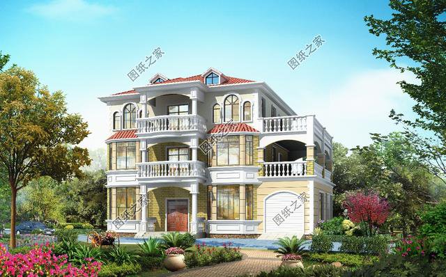 農(nóng)村四開間樓房戶型圖，獨(dú)特的空間配置合理更舒適