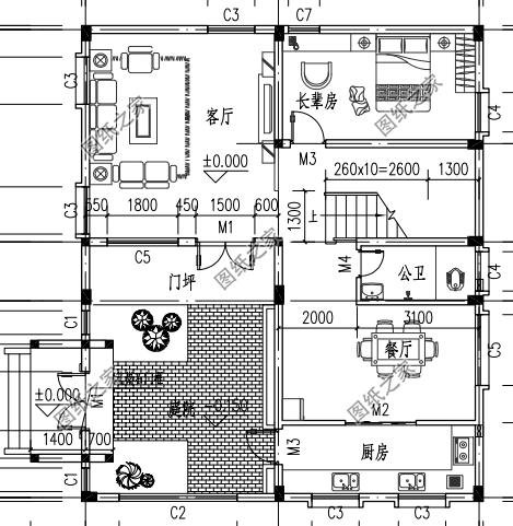 徽派建筑三層別墅設(shè)計圖，讓農(nóng)村房屋變的不在普通