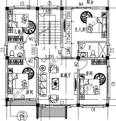 徽派建筑三層別墅設(shè)計圖，讓農(nóng)村房屋變的不在普通