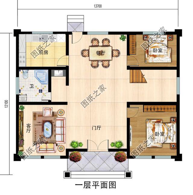 3套農(nóng)村二層別墅挑空客廳，還在擔心建不出好房子？