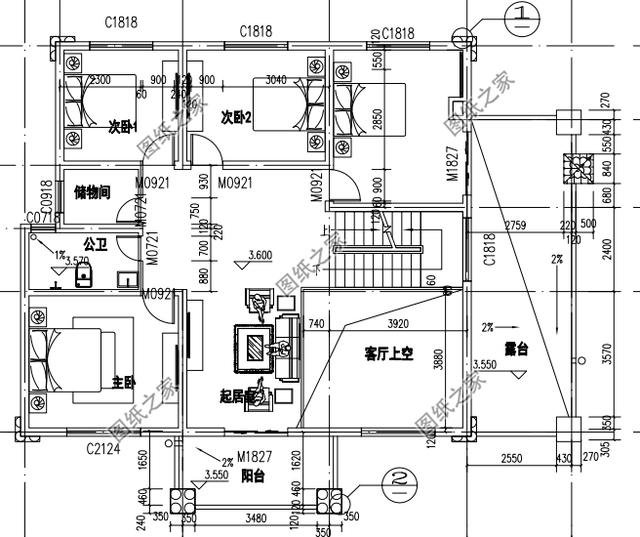 這3套二層復式房子設計圖，滿足我對家的所有向往
