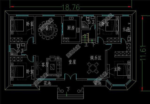 農(nóng)村一層房平面布置圖，住著舒服才是真的好