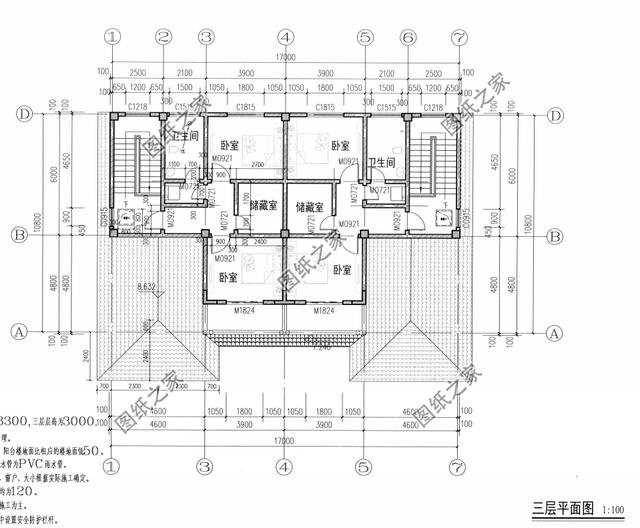 18米開間三層雙拼別墅效果圖，兩個孩子一起建，好好享受老年生活