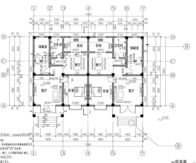 18米開間三層雙拼別墅效果圖，兩個孩子一起建，好好享受老年生活