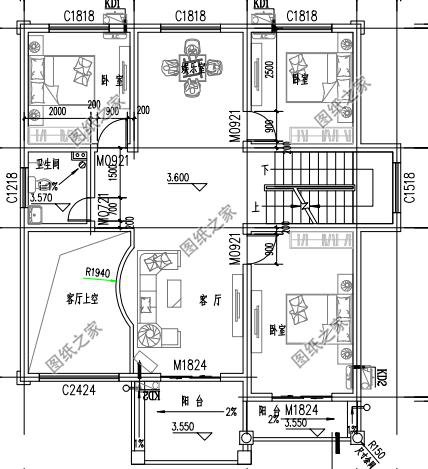 農(nóng)村三間房子設(shè)計(jì)圖，這樣的建起來的房子真實(shí)用