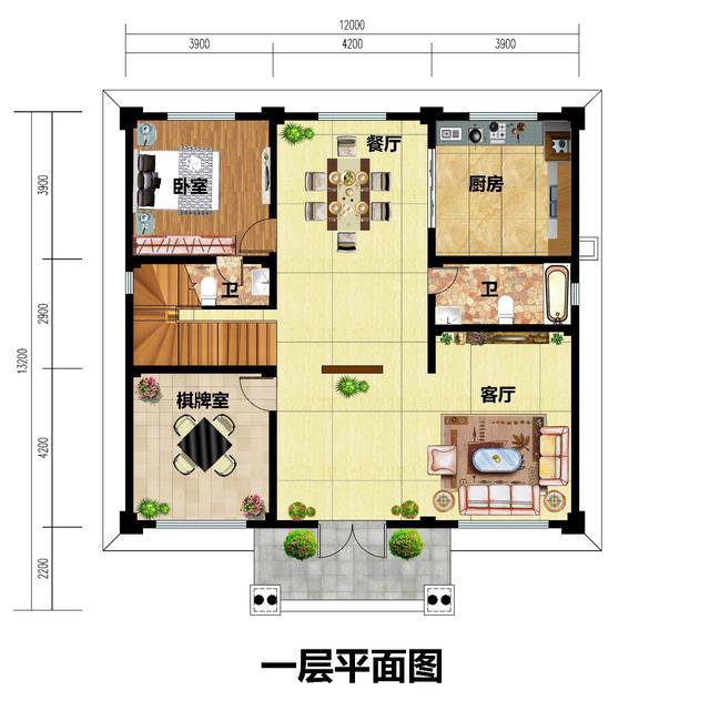 農(nóng)村三間房子設(shè)計(jì)圖，這樣的建起來的房子真實(shí)用