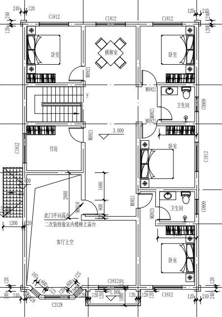農(nóng)村二層樓房設(shè)計(jì)平面圖，有全套圖紙，全方位回歸自然生活