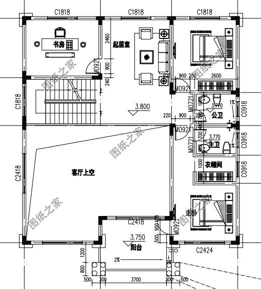 最新款農(nóng)村三層半別墅圖紙，必將成為農(nóng)村里數(shù)一數(shù)二的人
