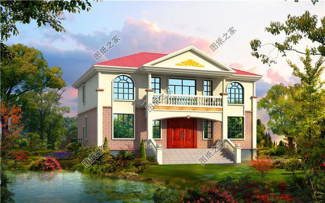 農(nóng)村自建房設(shè)計(jì)圖15×12米，簡約大氣，內(nèi)部結(jié)構(gòu)簡單明了