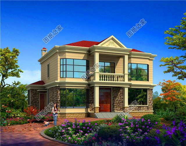 農(nóng)村自建房設(shè)計(jì)圖15×12米，簡約大氣，內(nèi)部結(jié)構(gòu)簡單明了