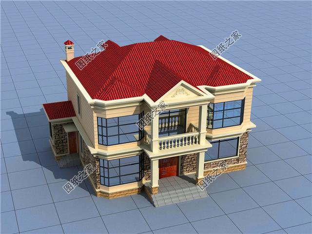 農(nóng)村自建房設(shè)計(jì)圖15×12米，簡約大氣，內(nèi)部結(jié)構(gòu)簡單明了