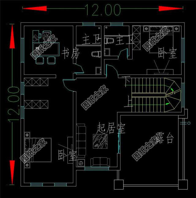 農(nóng)村簡單實用三層復(fù)式樓圖，第二款真大氣，適合大眾的好戶型