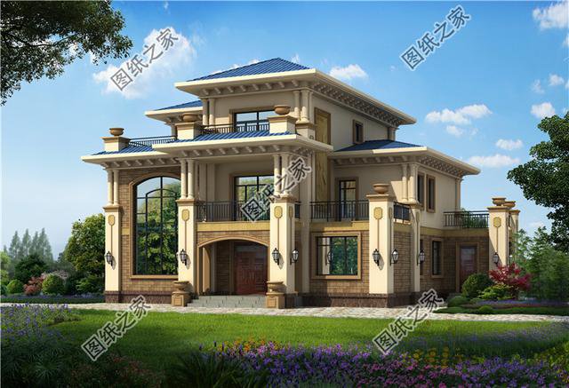 帶土灶農村三層自建房效果圖,做飯都是兒時的味道