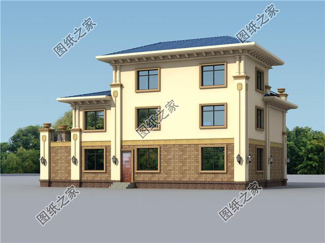 帶土灶農村三層自建房效果圖,做飯都是兒時的味道