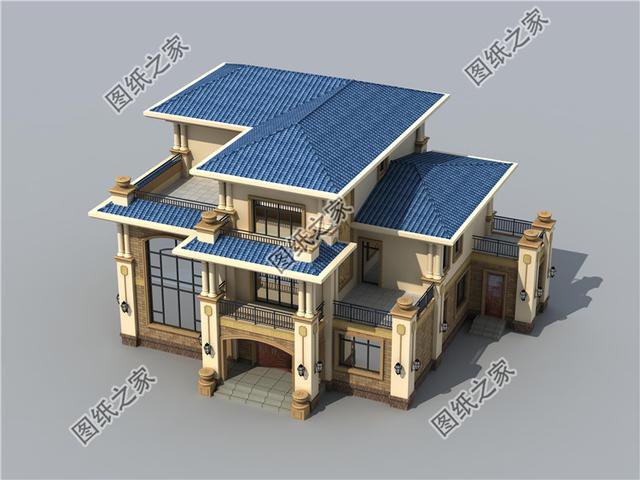 帶土灶農村三層自建房效果圖,做飯都是兒時的味道