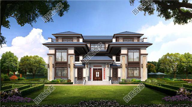 帶土灶農村三層自建房效果圖,做飯都是兒時的味道