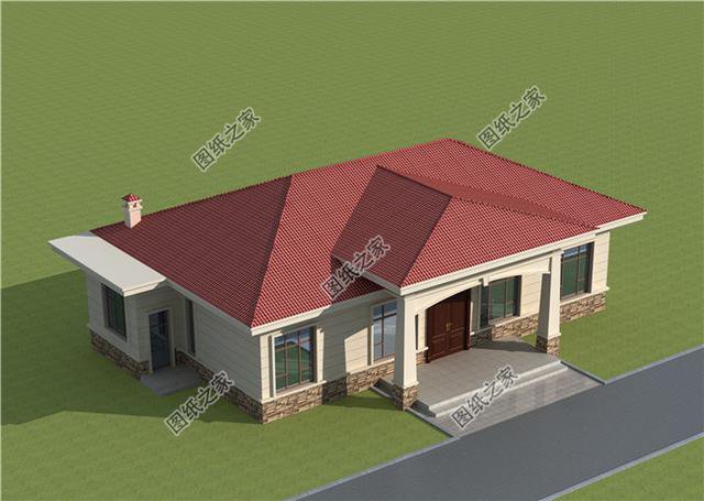 自建房一層大平層戶型圖，簡潔實(shí)用，一家人住得舒服