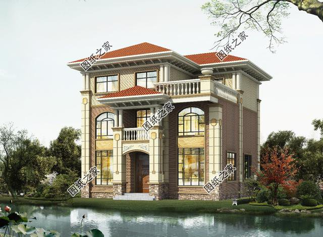 農(nóng)村三層別墅帶陽臺露臺設計，給你不一樣的居住體驗