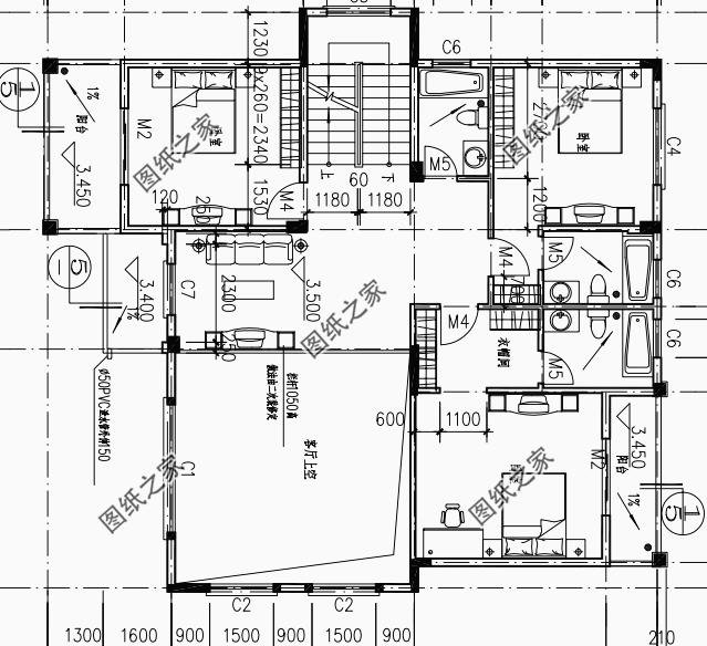 農(nóng)村三層別墅帶陽臺露臺設計，給你不一樣的居住體驗